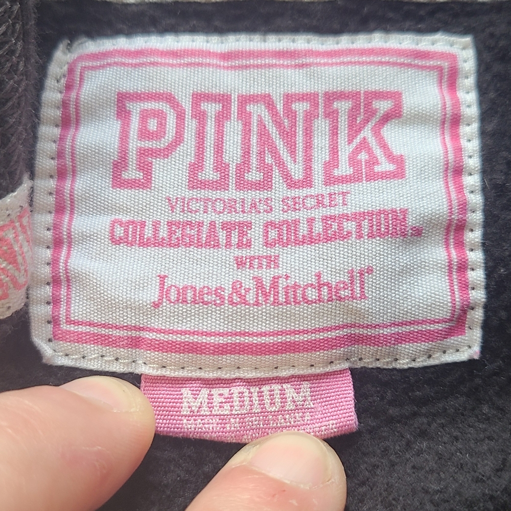 Victoria’s Secret PINK Missouri Tigers Womens Medium Zip Up Vintage Mizzou - Picture 3 of 7